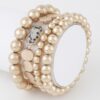 Stone Pendant Beaded Bracelet – Neutral Beads