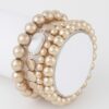 Stone Pendant Beaded Bracelet – Neutral Beads