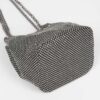 Rhinestone Bucket Bag with Chunky Chain Strap