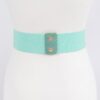 Floral Buckle Elastic Waist Belt