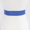 Faux Straw Two-Buckle Elastic Waist Belt