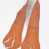 Wide Elastic Belt with Oversized Metal Buckle