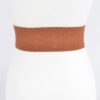 Slim Metal Buckle Elastic Belt – Polyurethane and Stretch