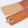Slim Metal Buckle Elastic Belt – Polyurethane and Stretch