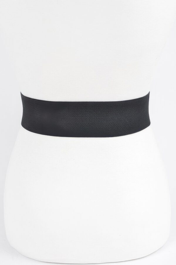 Metal-Buckle Elastic Belt – Neutral Polyurethane
