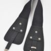 Wide Elastic Belt with Oversized Buckle – Polished Finish