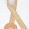 Round Bamboo Buckle Elastic Belt – Handmade