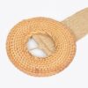 Round Bamboo Buckle Elastic Belt – Handmade