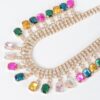 Rhinestone Choker – Fully Encrusted, Approx. 20″