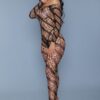Web of Love Off-Shoulder Bodystocking – Sheer Web