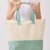 Beach Bum Terry Tote – Palm & Surf Graphic