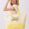 Hello Summer Terry Tote – Lemon Motif Terrycloth