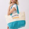 Take Me To The Beach Terry Tote – Palm & Wave