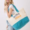 Take Me To The Beach Terry Tote – Palm & Wave