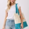 Take Me To The Beach Terry Tote – Palm & Wave