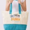Take Me To The Beach Terry Tote – Palm & Wave