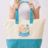 Terry Tote – Life Is Better at the Beach Palm Graphic