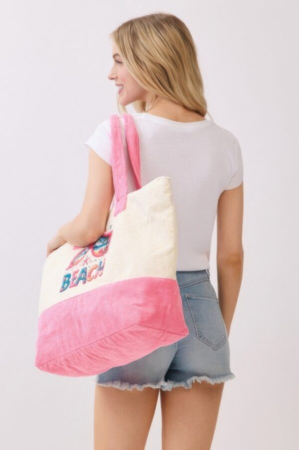 Beach Terry Tote – ‘Life Is Better At The Beach’ Graphic