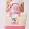 Hello Summer Terry Tote – ‘HELLO SUMMER’ Graphic Bag