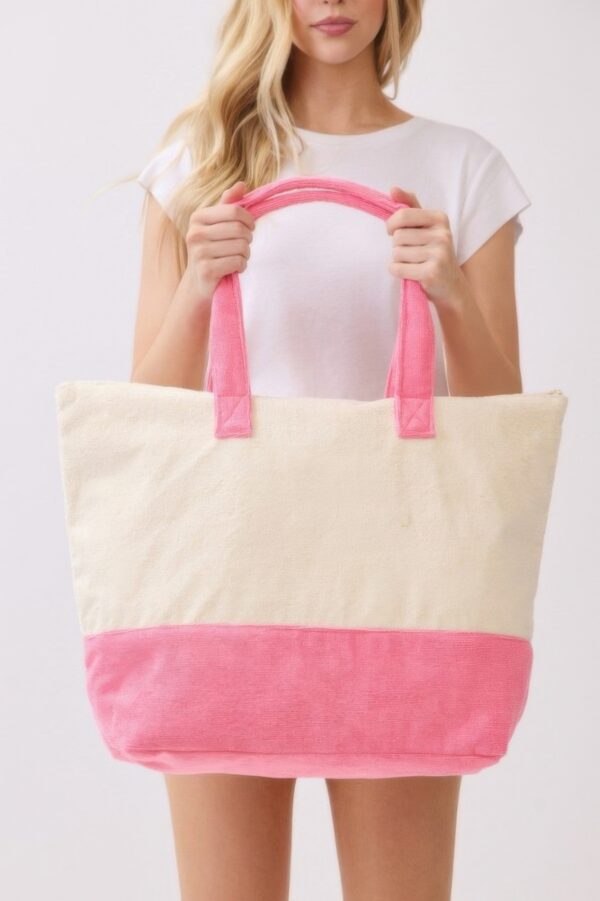 Hello Summer Terry Tote – ‘HELLO SUMMER’ Graphic Bag