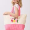 Vacay Mode Terry Tote – Fruit Graphic Beach Bag