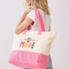 Vacay Mode Terry Tote – Fruit Graphic Beach Bag