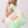 Terry Tote with Playful Beverage Graphic