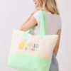 Hello Summer Terry Tote – HELLO SUMMER Graphic Beach Bag