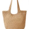 Round-Bottom Woven Tote Bag – Handmade Strap