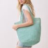 Round-Bottom Woven Tote Bag – Handmade Strap