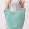 Round-Bottom Woven Tote Bag – Handmade Strap