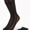 Cotton Stretch Socks with Lace Trim – Dress Hosiery