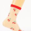 Cotton Stretch Socks – Bright Fruit Print
