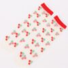 Cotton Stretch Socks – Bright Fruit Print