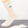 Cotton Stretch Socks with Bow Embroidery for Dress Shoes