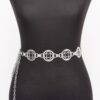 Chain Belt with Circular Cut-Out Accents