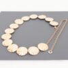 Vintage Chain Belt with Textured Disc Links