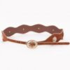 Scalloped Edge Concho Belt – Western-Inspired