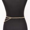 Layered Seashell & Starfish Chain Belt – Beach Accessory