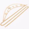 Layered Seashell & Starfish Chain Belt – Beach Accessory