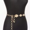 Floral Disc Chain Belt – Ornate Iron Discs