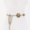 Vintage Metal Chain Belt – Ornate Decorative Plate