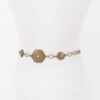 Vintage Metal Chain Belt – Ornate Decorative Plate