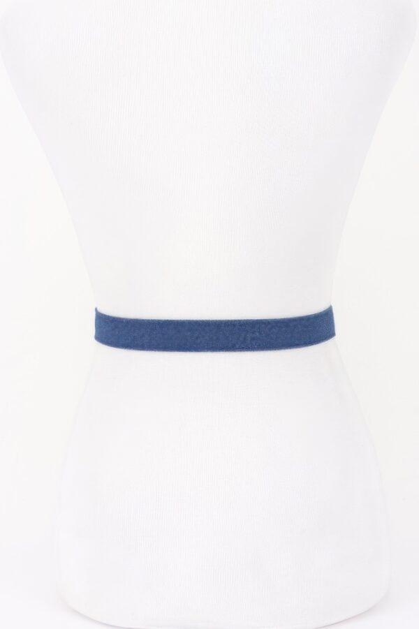 Denim Belt with Multi-Metal Buckle – 1.15″ Wide