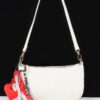 Decorative Charm Shoulder Bag – Compact Polyurethane