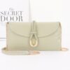 Vegan Leather Envelope Clutch – Braided Knot & Gold Accent