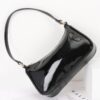 Patent Vegan Leather Shoulder Bag with Chain Strap