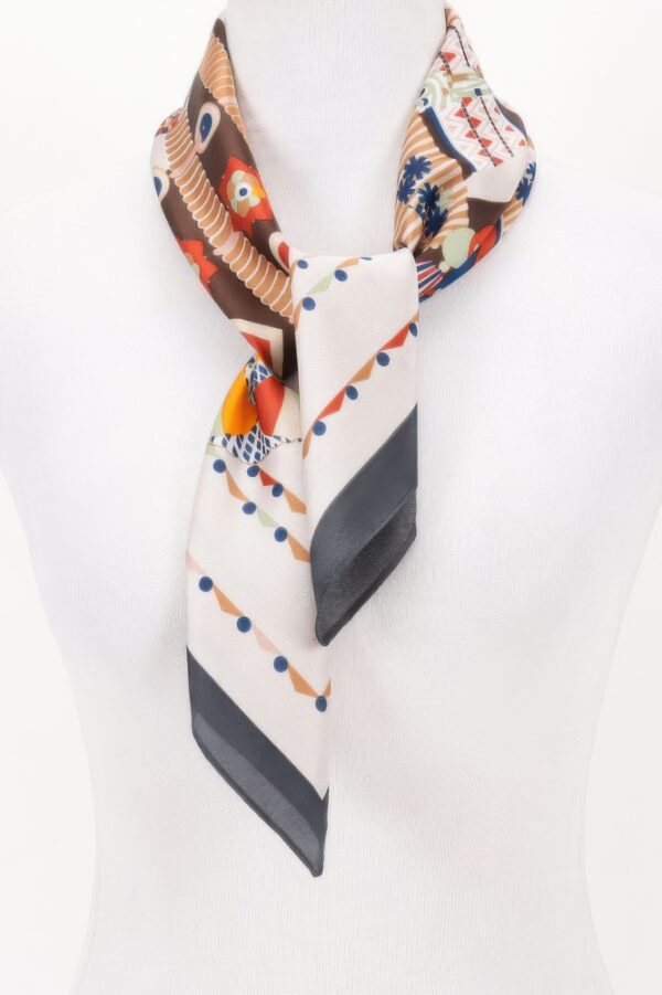 Artistic Geometric Multi-Print Bandana – Lightweight