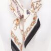 Multi Print Bandana Scarf – Ornate Motif Accent