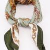 Multi Print Bandana Scarf – Ornate Motif Accent